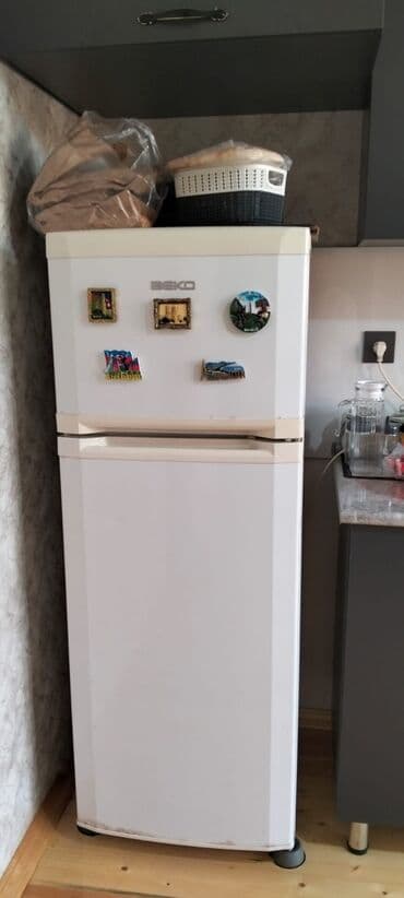 İşlənmiş 2 qapılı Beko Soyuducu Satılır, rəng - Ağ, Dolab içi