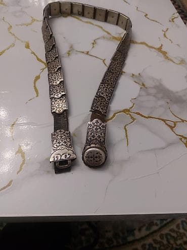 Məhsul: Milli naxışlı metal kəmər (antique üslub) Təsvir: - Klassik — 2