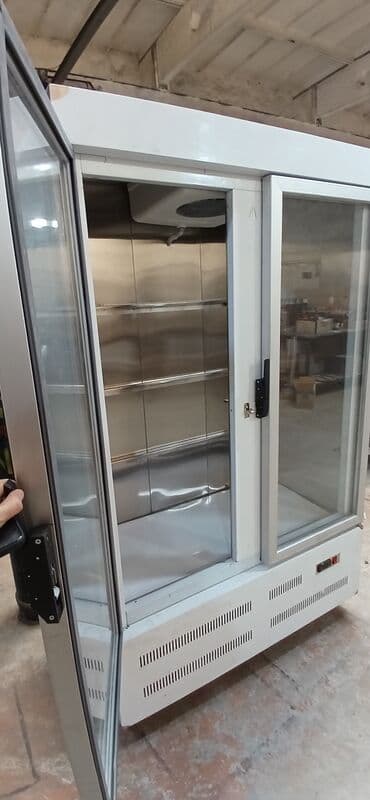 böyük soyuducu: 2 qapılı dəzgah tipli soyuducu ölçü:140x70x205 — 2