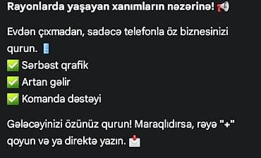 Салоны красоты: Rayonlarda yaşayan xanımlar üçün onlayn biznes imkanı - Evdən — 1