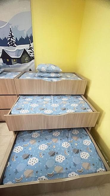 Oğlan və qız üçün, Çarpayı, Bazasız, Matras ilə, Siyirməli