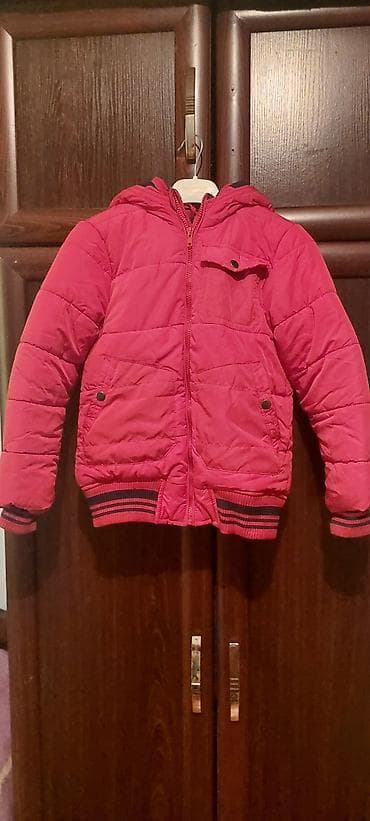 uşaq paltarlar: Uşaq üçün qışlıq şişmə gödəkçə - Rəng: parlaq qırmızı - Model — 1