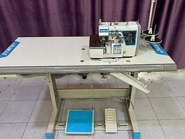 Elektronika: JUKI sənaye overlock tikiş maşını – stolüstü komplekt - Marka/model — 2