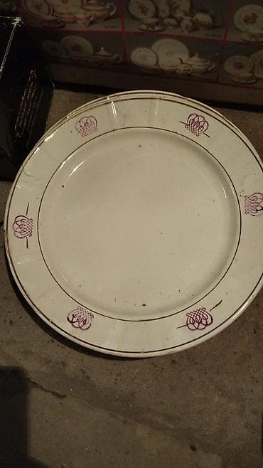 Boşqablar, rəng - Ağ, Farfor