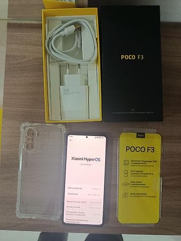 Poco F3, 256 GB, rəng - Qara, Düyməli, Sensor, Barmaq izi
