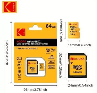 sədərək ticarət mərkəzi soyuducular: YENİ - ADAPTERLİ, Keyfiyyətli MİCRO SD KARTLARI satılır. KODAK — 6