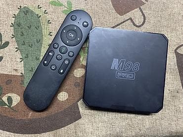 M98 Pro Android TV Box + səsli uzaqdan idarəetmə Xüsusiyyətlər: -