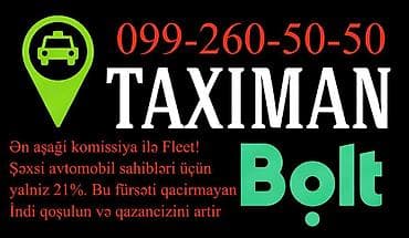 elanla: Taksi sürücüsü tələb olunur, Şəxsi nəqliyyat vasitəsi ilə — 1