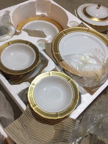 mayalı yumurta: Nahar dəsti, rəng - Qızılı — 9