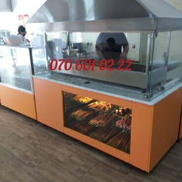 mağaza vitrinləri: Soyuducu + Manqal — 1