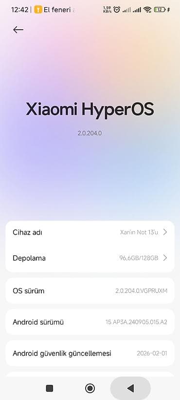 Redmi 13C, 128 GB, rəng - Mavi, Sensor