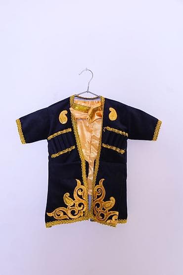 Üst geyimləri: Uşaq üçün milli rəqs geyimləri dəsti - Qızlar üçün paltar: yaşıl və — 8