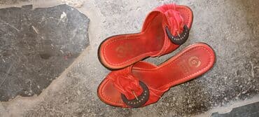 детские флип флопы: Ölçü: 37, rəng - Göy, İşlənmiş — 3