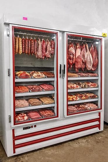 Оборудование для магазинов: Ət soyuducu satılır. Stabil soyutma sistemine malikdir. rəng və dizayn — 3