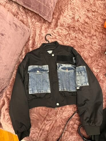 gödəkçələr: Unikal dizaynlı qadın kurtkası - Model: qısa bomber tipli kurtka - — 3