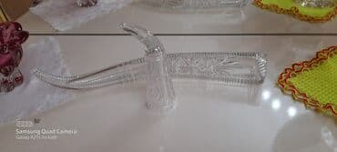 göz muncuğu satışı: İşlənmir deyə satıram. 2 ədəd təmiz xrustal buynuz — 2