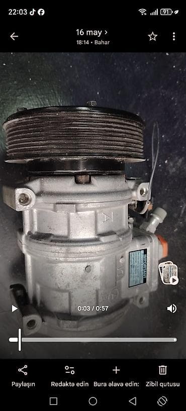 kia optima diffuser: Avtomobil kondisioner kompressoru - Tip: R-134a A/C System üçün — 5