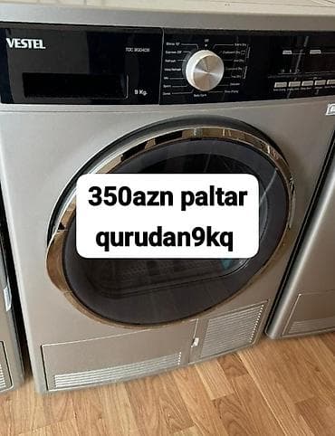 Vestel paltarqurudan – TDC 9G406S - Yükləmə həcmi: 9 kq - Ön