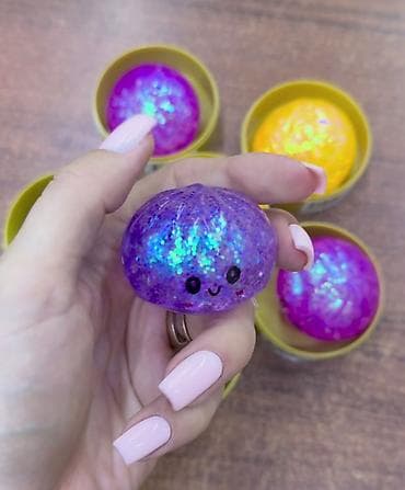 oyuncalar: Parlaq simli antistress “squishy” oyuncaq – jel əsaslı, əllə — 1