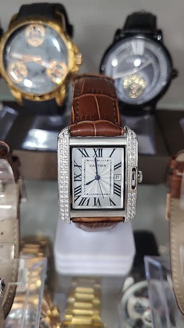 Cartier Tank Divan tərzində klassik kişi qol saatı - Korpus — 3