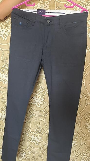 polo classic şalvar: Kişi şalvarı – Deep Brown markası - Model: klassik 5 ciblə, düymə və — 2