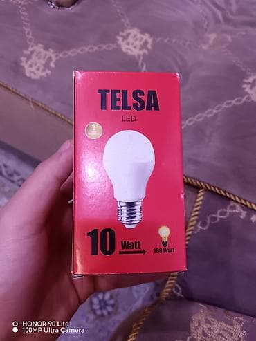 LED lampalar: Telsa LED lampalar - Güc variantları: 10 Watt və 25 Watt - E27 vintli — 2