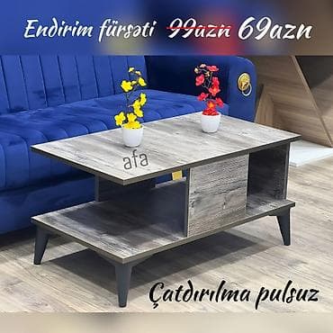 Yeni TAB jurnal masası --Qiymət : 69₼ Ölçü: 90smx50sm/45 — 2