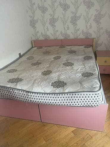 заказать кровать: Для девочки и мальчика, Двуспальная кровать — 2