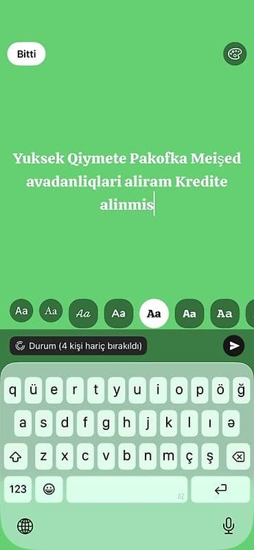 Аристоны: Xüsusi elan: Pakofka/maişət avadanlıqlarının alınması - Yüksək — 1