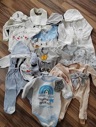 Uşaq dəsti, Uniseks, 0 - 3 ay