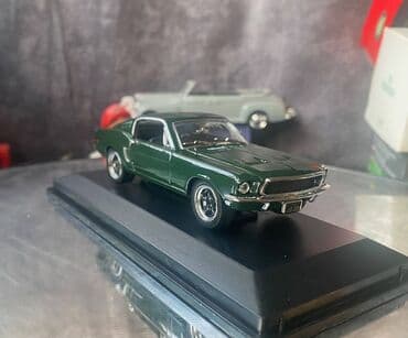 metbex tavan modelleri: Коллекционная модель Ford Mustang GT Bullit darkgreen 1968 Steve — 14