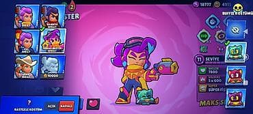 Brawl Stars hesabı – yüksək inkişaflı və tam kolleksiya Hesabda 1dəfə — 9
