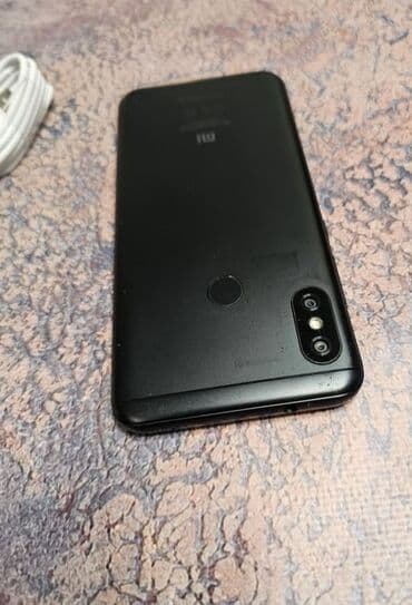 telefon lalafo: Xiaomi Mi A2, 64 GB, rəng - Qara, 
 İki sim kartlı, Barmaq izi — 2