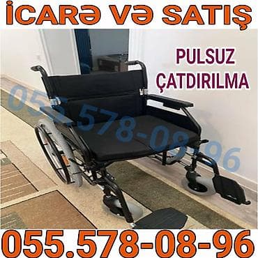 İcarə və satış – əlil arabası - Rahat oturacaq və bel dayağı - Yüngül