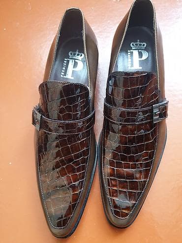 dəri baletkalar: Ölçü: 42, rəng - Qəhvəyi, Yeni — 1