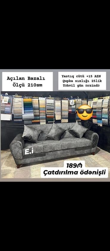 işlənmiş divan satılır: Диван, Новый — 1