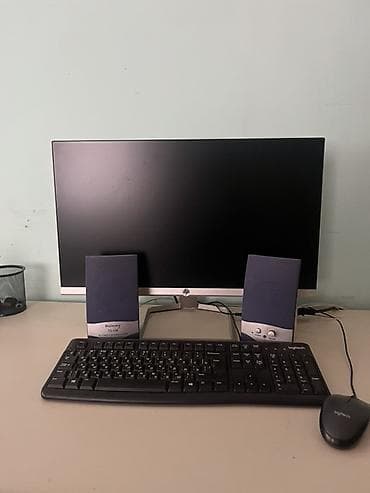 iphone 12 qiyməti: Masaüstü kompüter seti Komplekt: - HP 24” nazik kənarlı monitor — 1