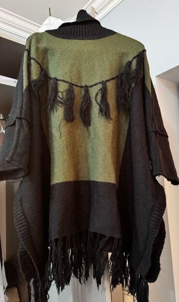 Шубы: Кофта, One size, цвет - Черный — 2