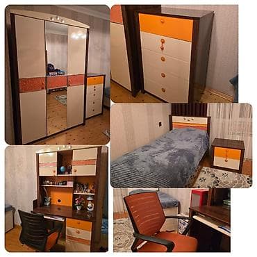 Oğlan və qız üçün, İşlənmiş, Təknəfərlik çarpayı, Yazı masası, Dolab, Termo