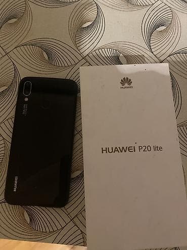 mate 20 lite: Huawei P20 Lite, 64 GB, rəng - Qara, Barmaq izi — 4