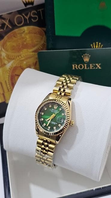 Yeni, Qol saatı, Rolex, rəng - Yaşıl — 7