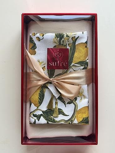 sapı: Sufré brendinin hədiyyə qutusunda süfrə dəsti -Ölçülər Süfrə-250x150sm — 4