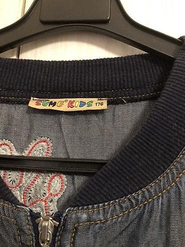 korpə geyimi: Uşaq/yeniyetmə üçün yüngül cins bomber gödəkçə - Brend: Sume Kids - — 2