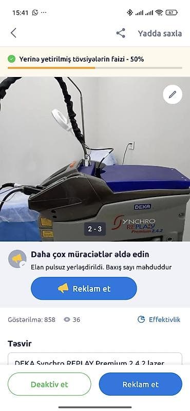 permanent aparat: Epilyasiya üçün, Zəmanətlə — 2