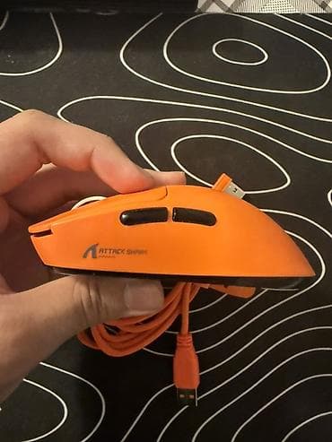 acer notebook adapter: Attack Shark Model X3 simsiz/simli oyun siçanı – narıncı — 3