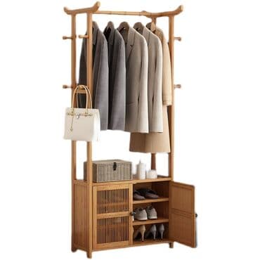 kimyevi temizleme: Asılqan Qarderob Ölçü: 52x29x180sm Ayaqqabı, paltar, çanta, papaq — 4