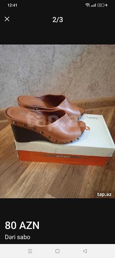 Ölçü: 39, rəng - Qəhvəyi, Yeni