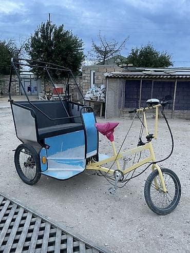 Velosipedlər: Pedallı sərnişin velosipedi (rikşa) – 3 təkərli - Ön təkərli pedallı — 1