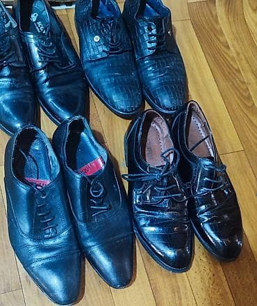 Səndəl və şəp-şüplər: 4cutu 6azn.40-41olculerde.Kişi klassik ayaqqabıları – 5 cütlük set - — 1