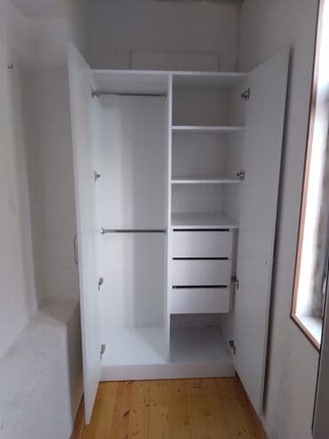 qapı modelleri: Yeni, Açılan, 2 qapılı Düz dolab, Qarderob, paltar dolabı, Azərbaycan — 2